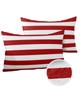 2/4 STÜCKE Outdoor Kissenbezug Rot Weiße Streifen Wasserdicht Dekorative Sofa Überwurf Kissenbezug Garten Terrasse Kissenbezüge