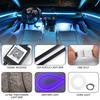 22in1 Symphony Streamer  Car Ambient Lights  Full Color Universal LED Interior Hidden Acrylic Strip Symphony Atmosphere Lamp