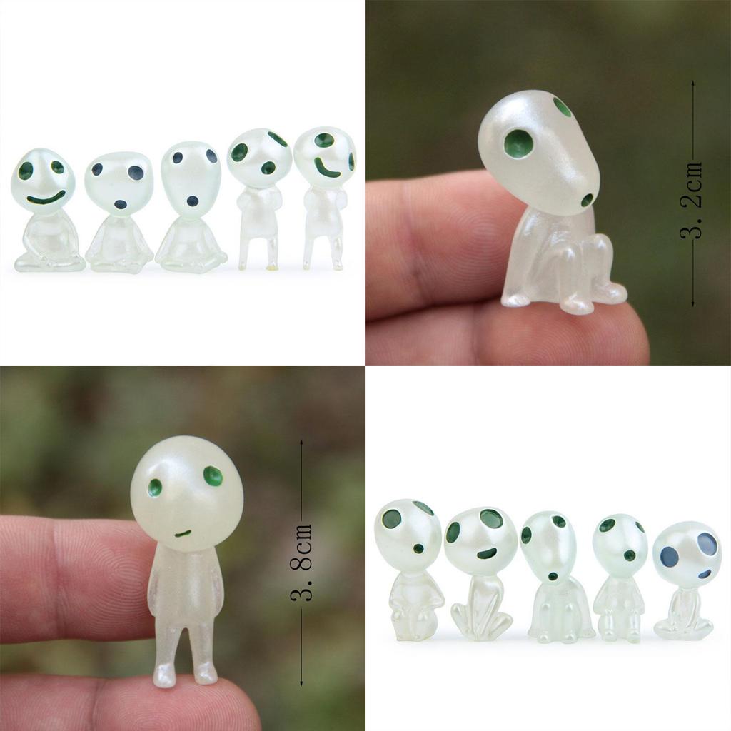 Premium Mini Mononoke Luminous Tree Elves Doll For Magical Micro Landscape Bonsai