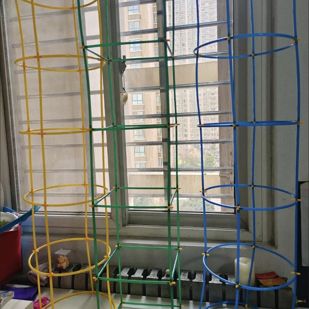 STEM Straw Builders Construction Set Large Pipe Connectors & Straws, Montessori Educational Toys for 3-10Year Olds