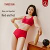 Threegun Antibacterial High-Waisted Cotton Briefs