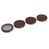 4 Pack Action Camera Fiter Set Aluminum Alloy Frame Include CPL ND8 ND16 ND32 Lens Filter for
