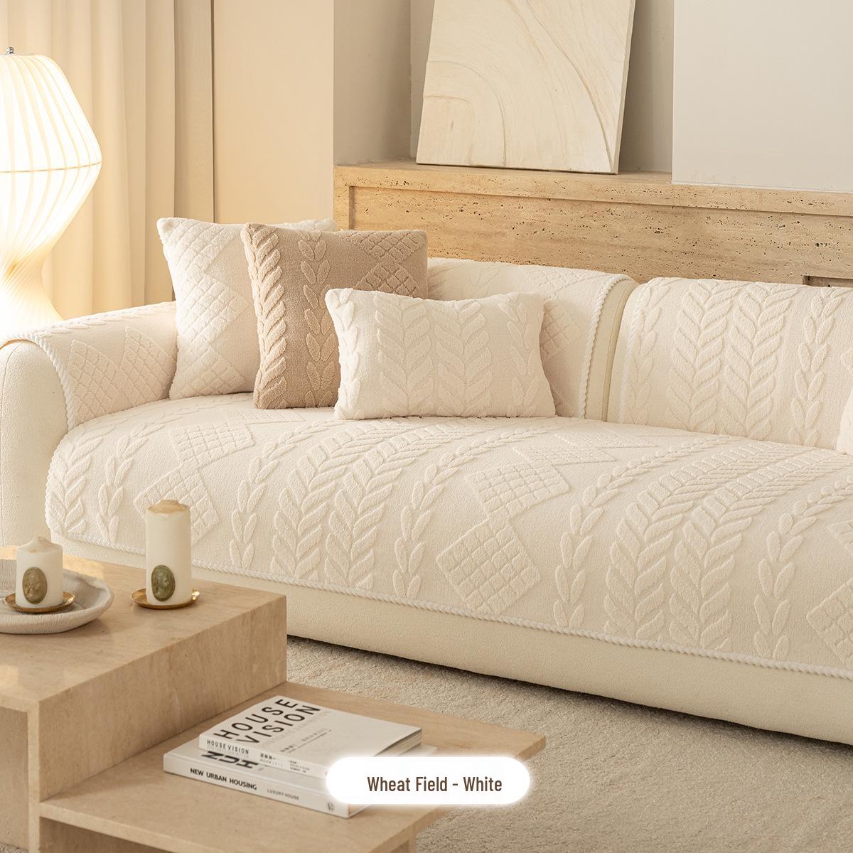 

2026 All-Season Luxury Anti-Slip Cushion for Leather Sofas 70x70cm