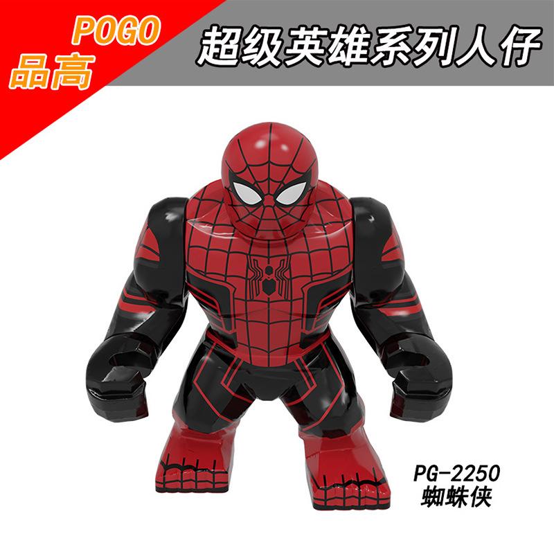 Marvel superhero building blocks, Spider Man, Venom, action characters, toys, anime characters, assembled dolls, birthday gifts