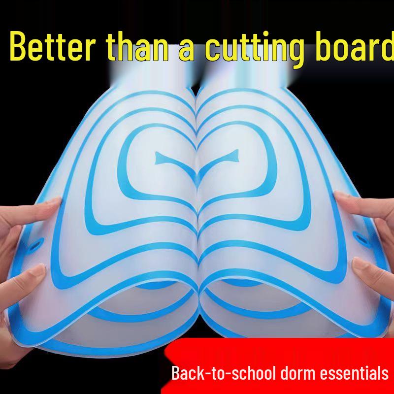 

Portable Dormitory Cutting Board: Anti-dirty, Anti-mold, Easy-to-clean, Ideal for Fruits, Vegetables, and Dough Kneading. Large 1 piece [41*31]
