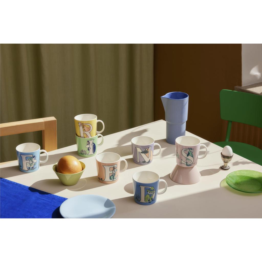 ARABIA Moomin by Alphabet Collection Moomin 1066899 [Officially Imported] "E" Mug, 0.4L, Tableware, Arabia,