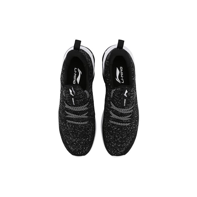 New LiNing Low Top Running Shoes Women's Black White AGCN084-1