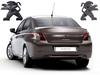 1pcs 81mm 3D ABS Car Rear logo Rear Bumper tail door trunk car rear Emblem sticker styling Accessories For Peugeot 301