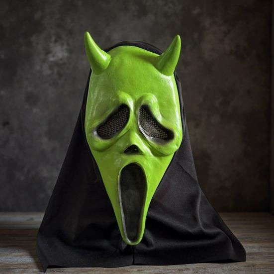 Diabolská maska na tvár pre dospelých Horor Krik Duch Maska na celú tvár na Halloween Maškarný večierok Kostým Cosplay Rekvizita