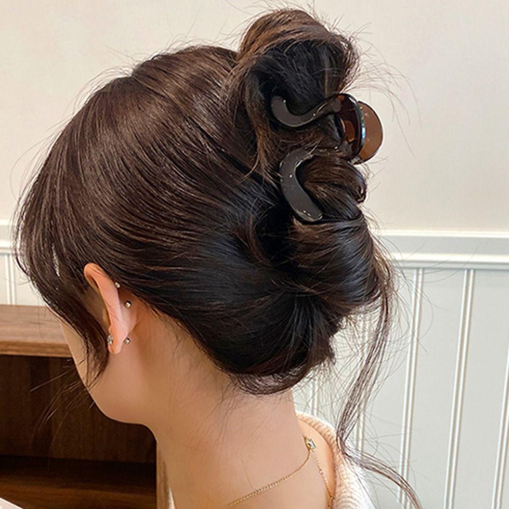 Premium Hair Catch Clip Irregular Hairpin Simple Back Head Hair Accessories  Daily