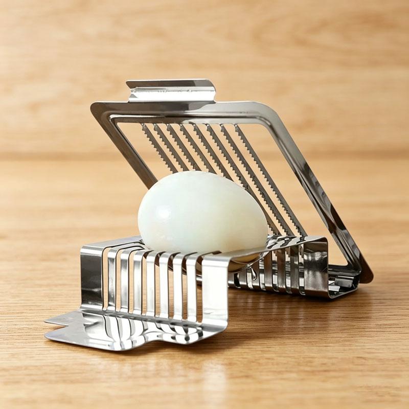 Stainless Steel Egg Slicer Multifunctional Vegetable and Fruit Slicer Durable High Quality Fast Egg Separator Kitchen Gadget