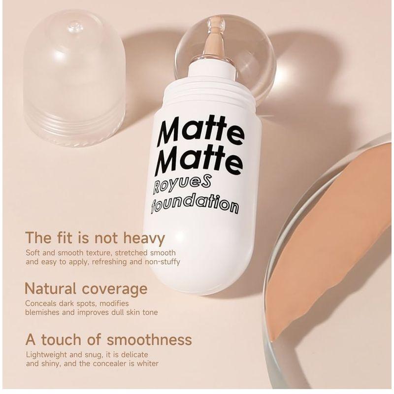 RoyueS - Capsule Matte Foundation - 6 Shades