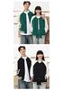 Women's Heavyweight American Retro Baseball Jacket - Early Autumn Raglan Sleeve Cardigan Hoodie