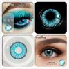 Eyeshare Cosplay Farbkontaktlinsen für Augen Ayy-Serie Kontakt-Make-up Sharingan Beauty Rote Kontaktlinsen Augenkosmetik Farblinsenaugen