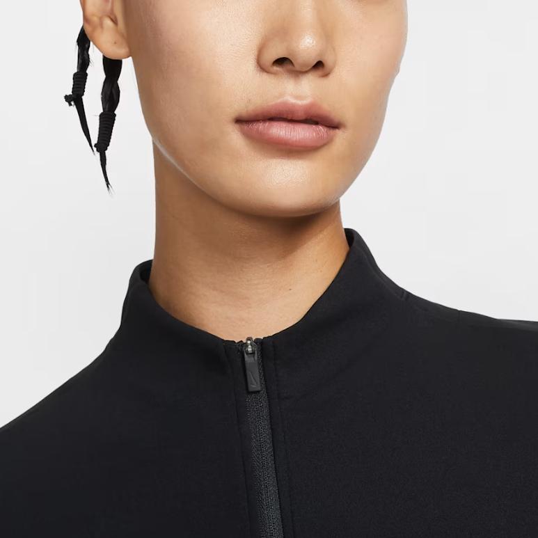 Nike Dri Fit Jackets Women's Black/Cool Gray Stand Collar Moderate Other II3928-010