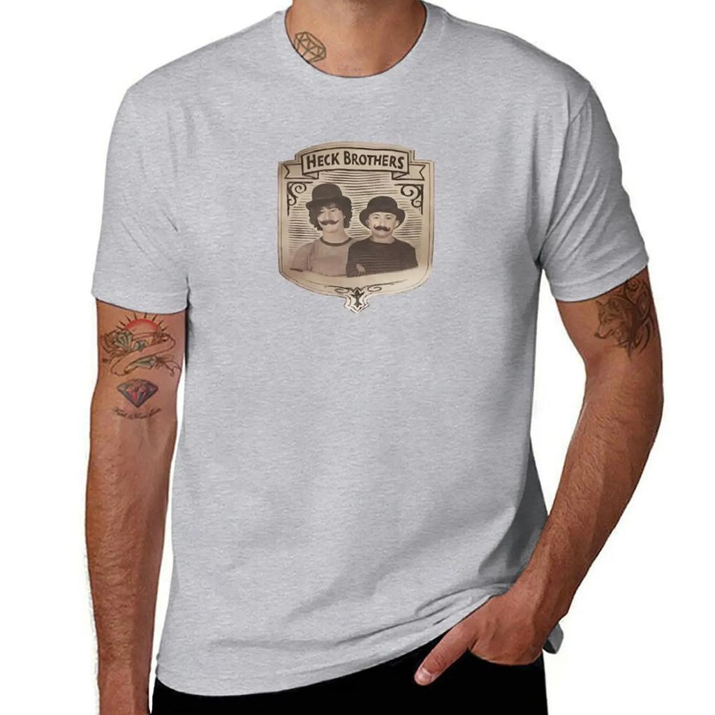the middle heck brothers oldtimey bbq sauce TShirt kawaii clothes customs mens graphic tshirts anime