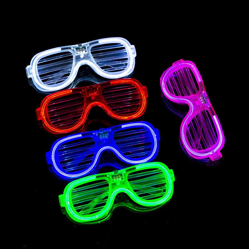 LED Flashing Disco Glasses - Glow-in-the-Dark Party Props for Influencers