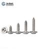 304 Stainless Steel Phillips Pan Head Self-Tapping Screws with Washer, M1.4-M3