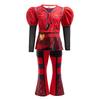 Girls Costume Kids Cosplay Movie Red Top+Pant 2 PCS Clothes Outfit Children Birthday Party Dress