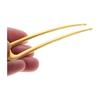 FRCOLOR U-Shaped Hairpins, 3-Piece Set for Women, French Hair Sticks, Textured Metal Updo Accessories