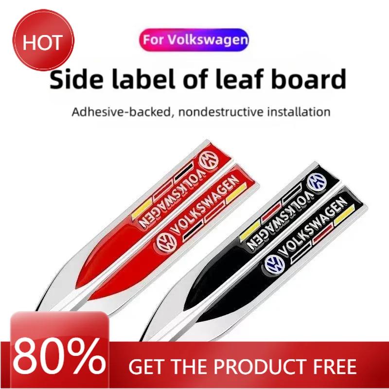 2025 Hot 1PCS 3D Metal Car Body Side Fender Badge For Volkswagen VW Golf 7 6 5 GTD GLI Logo Sticker Emblem Decals Styling Access