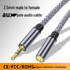 3.5mm Male To Female Headphone Extension AUX Cable for Phone, Speaker, Computer