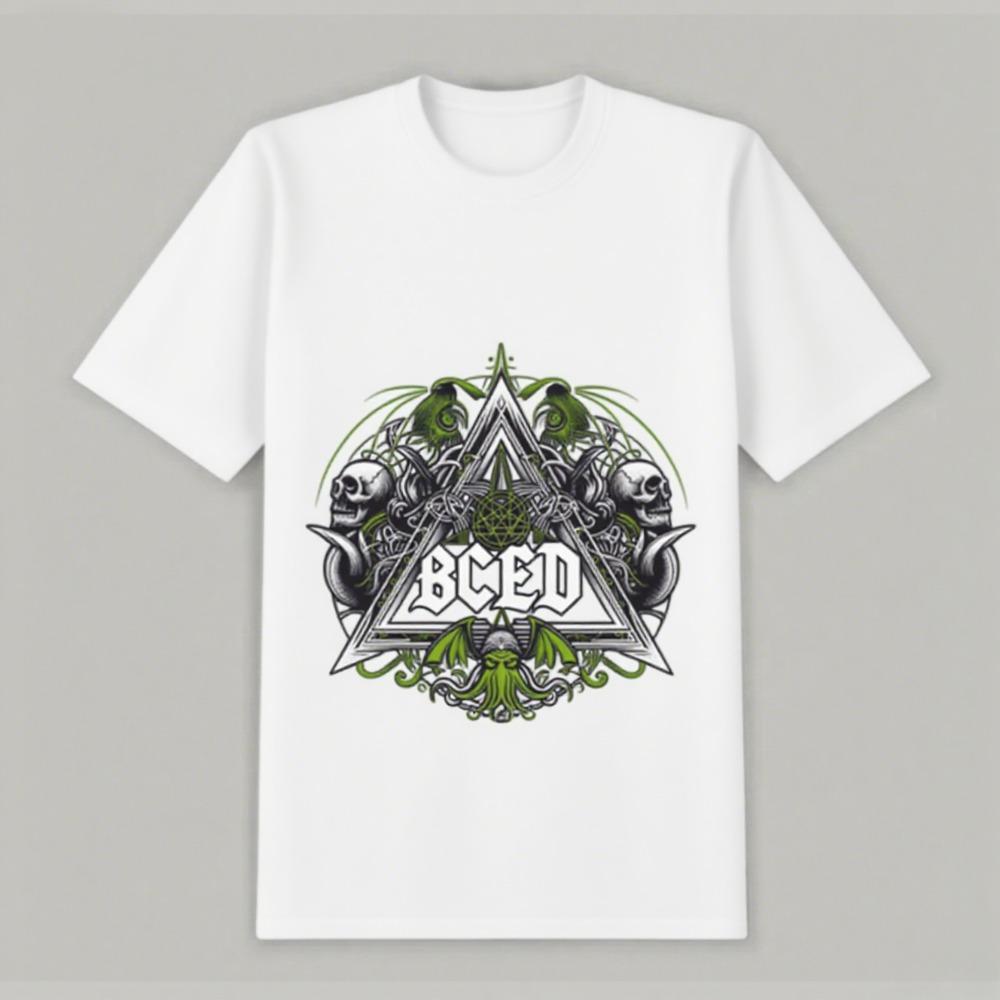 Trend Printing New Street Style Emerging Art Daily Style Short-sleeved Men's Couple Breathable T-shirt Cotton Tide Brand Tops