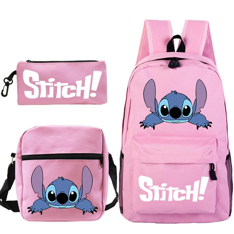 Children'S Backpack Cartoon Printed Schoolbag Shoulder Bag Pencil Case Set