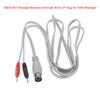 2M Massage Machine Electrode Wires 5P Plug Electrode Cable Red Black For Tens Massager Therapeutic Machine Accessory