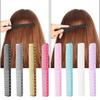Hairdresser Haircut Hairdressing Plastic Combs Hollow Shape Both Dense Ends