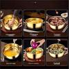 Stainless Steel Stainless Steel Mixing Bowl Large Capacity Heat Resistant Mixing Bowl With Lid Rustproof Large Size