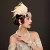 Tassels Korean Style Headband Masquerade Party Hair Accessories Sequin Hair Band Feather Headwear