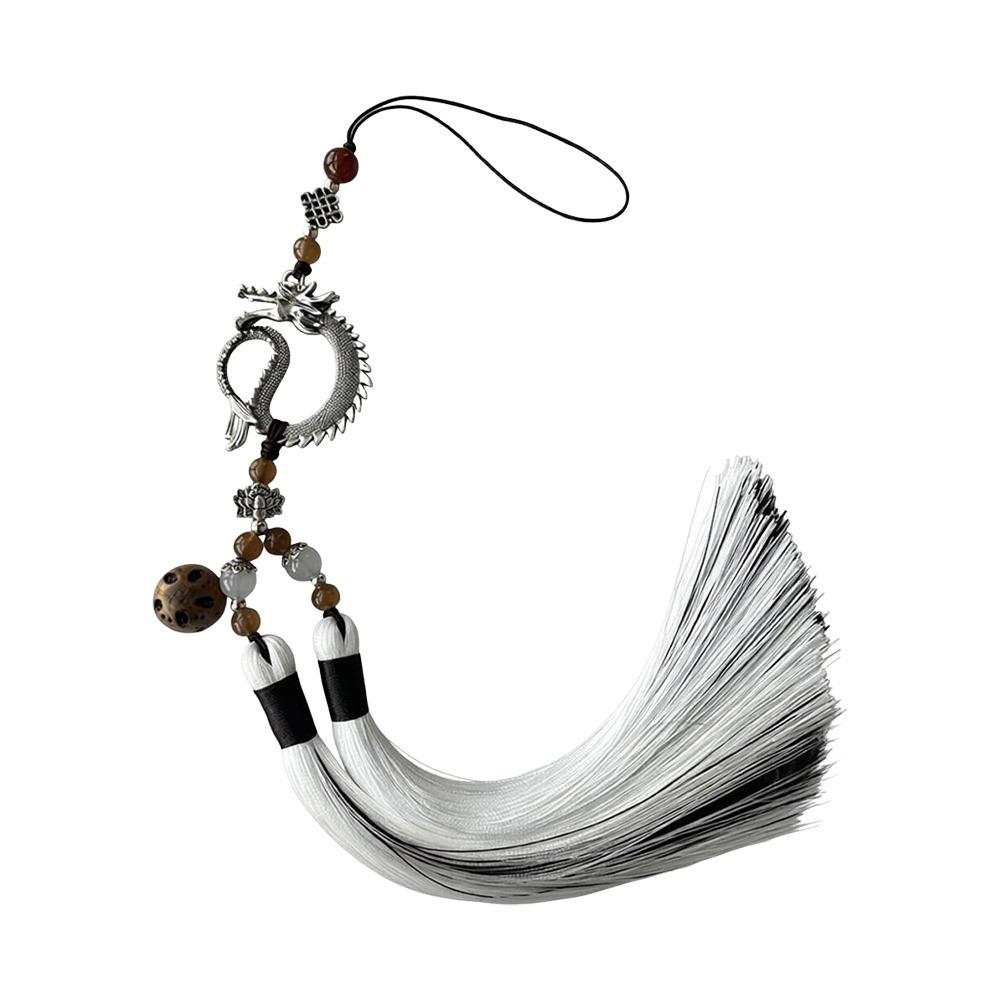 Drop Style Ancient Fan Pendant DIY Tassel Ornament Flute Pendant Portable Chinese Style Pendant 4