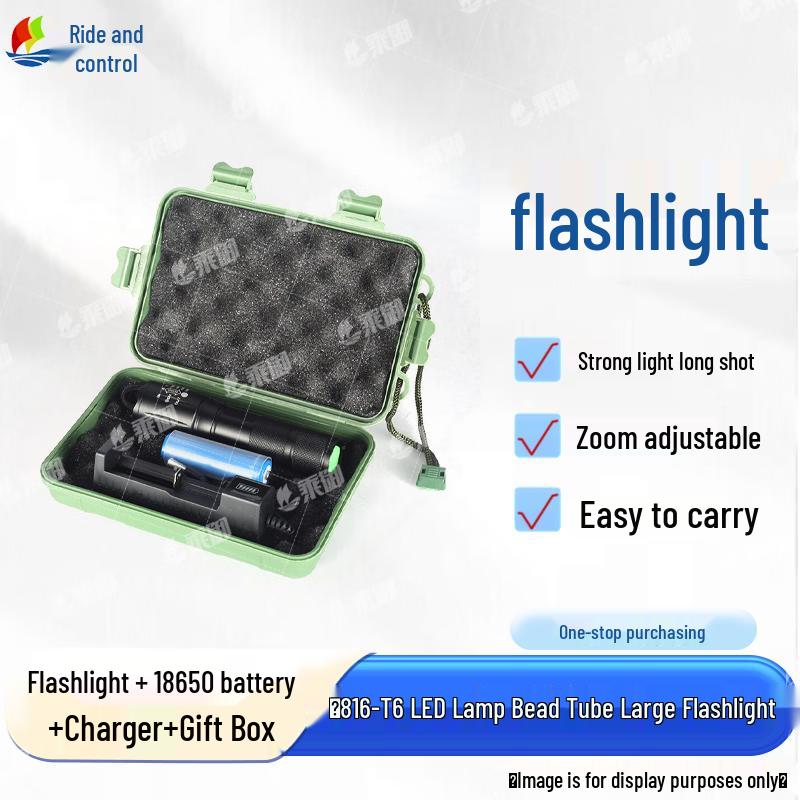Chengyu Multi-function LED High-Power Zoomable Flashlight