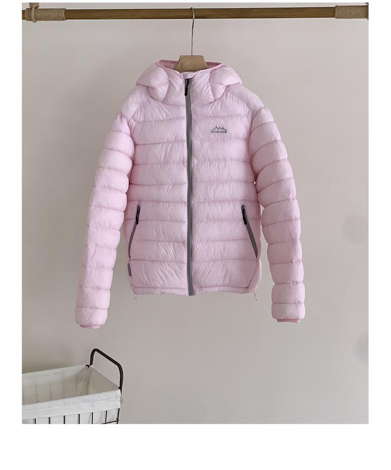 Lightweight Short Hooded Quilted Warm Cotton-padded Jacket