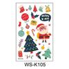 supplies Arm Neck Cartoon Fake tattoo Temporary Tattoos Body Art Decals Christmas Tattoo Stickers