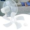 1Pcs 5 Blades Fan Leaves With Nut Cover Table Fanner Accessories  For Standing Pedestal