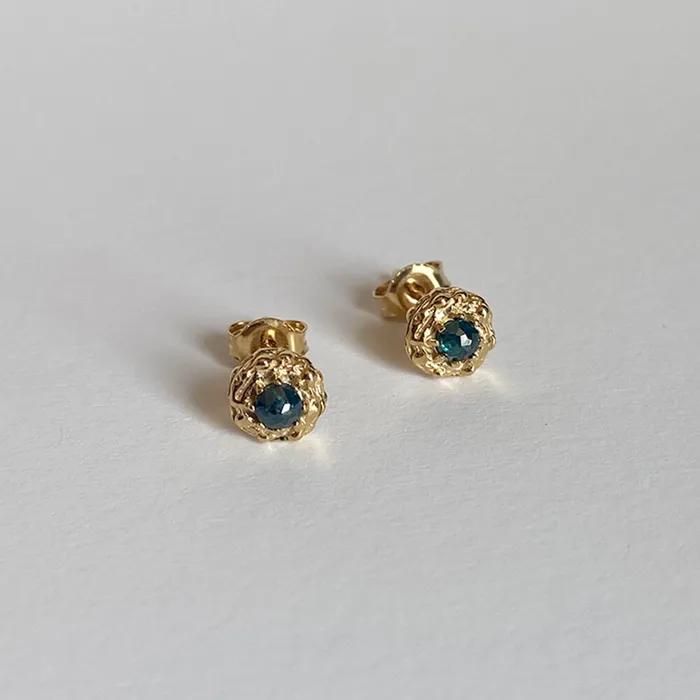 Sprout Studs (M) (rough diamond)