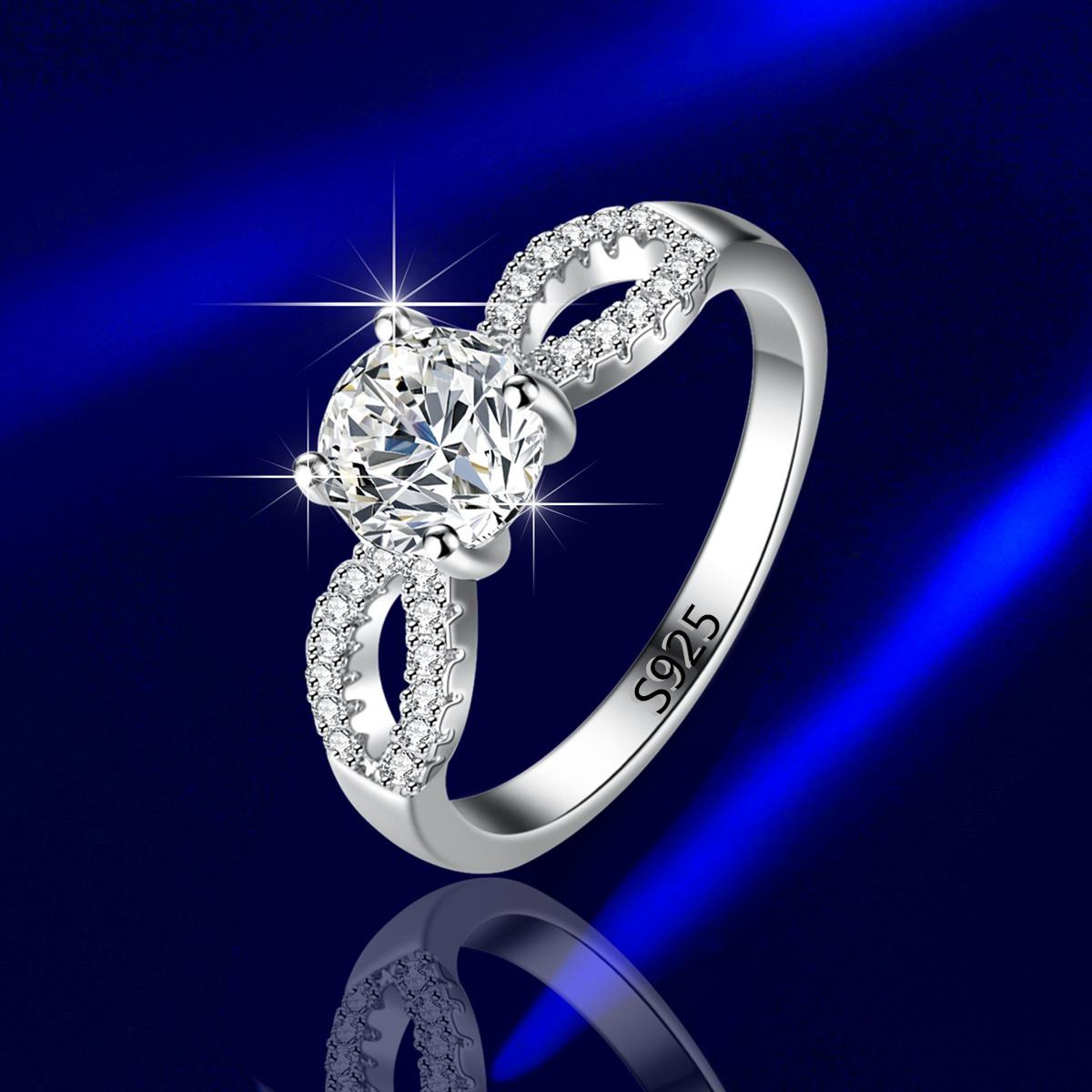 

Новое креативное закрытое кольцо с муассанитом, обручальное кольцо с бриллиантом, женское кольцо, изысканное кольцо 5