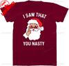 Tipsy Elves Mens Funny SantaClaus T Shirts Hilarious Xmas for Ugly Merry Christmas Party Casual Loose Tops Tee Shirt Short