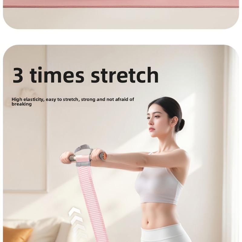 1pc New Multi-Functional Fabric Foot Pedal Resistance Band, Yoga Assistance Pull Rope, Sit-Up Training Leg Stretching Band