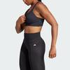Adidas TLRD Impact Luxe Zip Bra Solid Logo High-Intensity Cross-Training Quick-Dry Sports Bra Women underwear Black IL2911