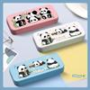 Cute Panda Magnetic Eyeglass Case for Children - High-Quality Design for Children with Myopia