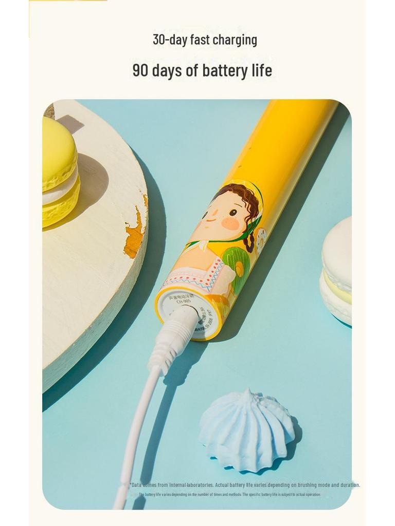 Xiaohongshu Girls Series: Optional Pattern Sonic USB Rechargeable Adult Electric Toothbrush