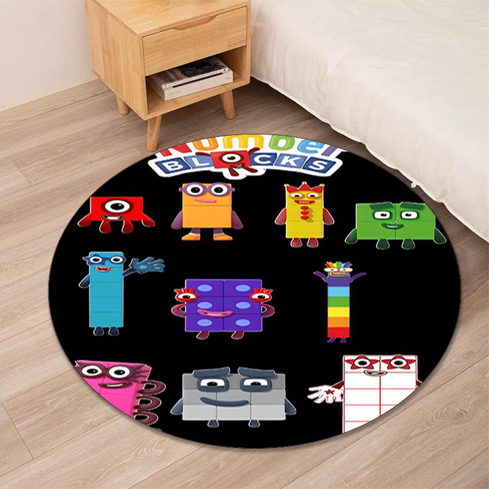 Numberblocks Spausdintas Apvalus Kilimas Kilimas Kėdės Kilimas Plotinis Kilimas Įėjimo Durų Kilimėliai, Biuro Kėdėms Svetainei Miegamajam Virtuvei.