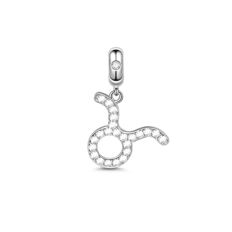 

New Coppering Twelve Constellations Charm Of Ley Chain Beaded Fit Original Pandora Bracelet Diy Ladies Jewelry