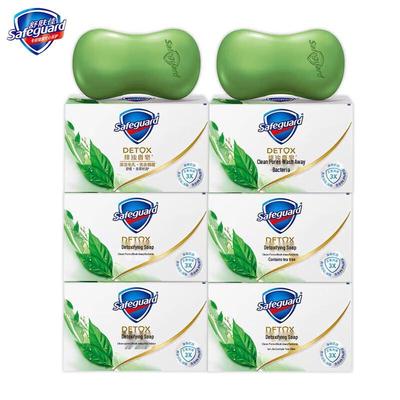 Safeguard Soothing Tea Tree Oil & Aloe Bar Soap, 6 X 108g