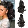 Claw Clip In Ponytail Extension Synthetic Hairpiece Curly Wavy Hair Extension 15 Inch Long Ponytail Hairpieces For Women Girl
