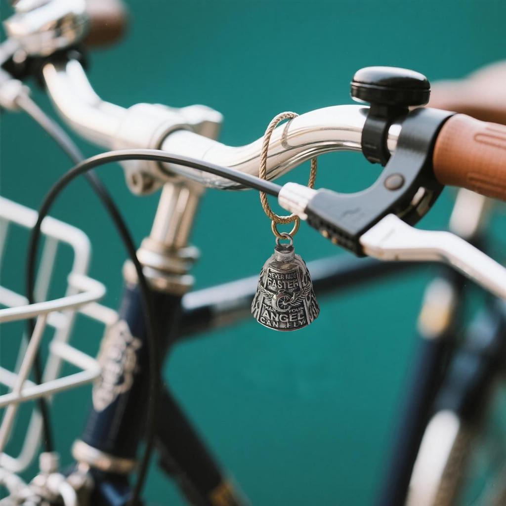Cycling  Bell Necklace Fun Wheel Motorcycle Keychain,Cycling  Bell Necklace Jewelry