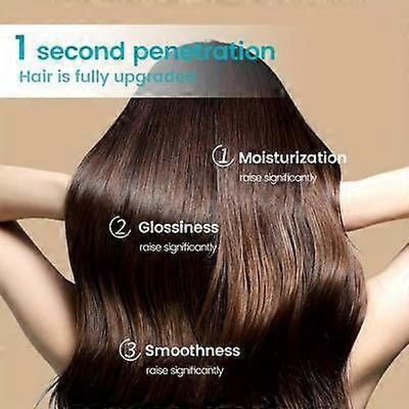 Keratin Hair Oil + Collagen & Argan Oil for Hair, Heat Protection, Deep Conditioner Repairing for Dry Damaged Hair, Restore Shine, Hydration